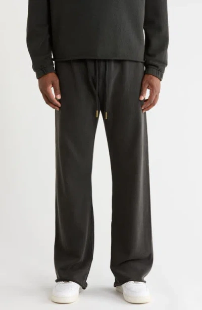 Honor The Gift Cotton Terry Sweatpants In Black