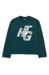 Honor The Gift Cotton Terry Sweatshirt In Green