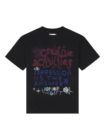 Honor The Gift Creative Activities Crew-neck T-shirt In Black
