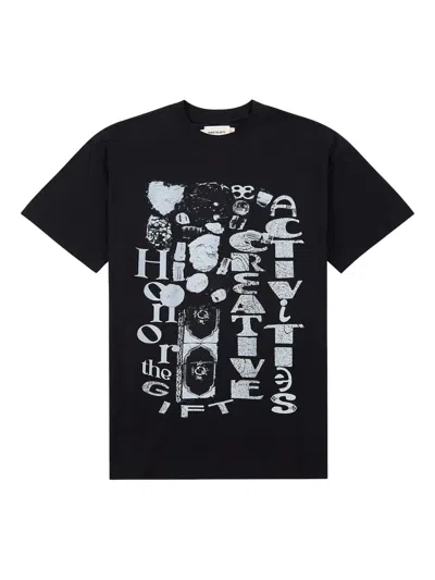 Honor The Gift Creative T-shirt In Black