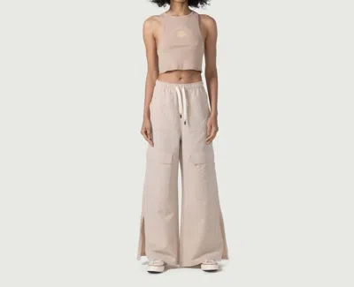 Honor The Gift Crop Tank Top In Oatmeal In White