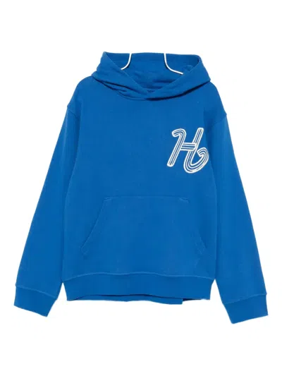 Honor The Gift Cursive Honor Hoodie In Blue