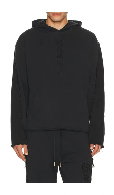 Honor The Gift Denim Hoodie In Black