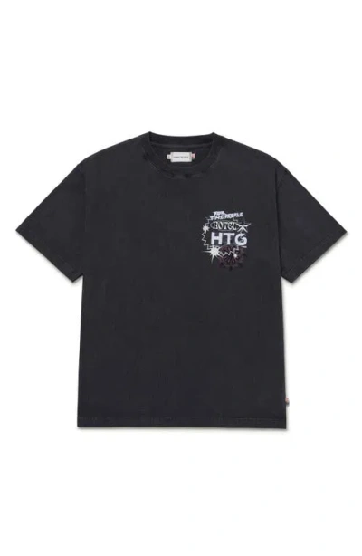 Honor The Gift Disco Rodeo Cotton Graphic T-shirt In Black