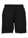 Honor The Gift Embellished Tweed Shorts In Black