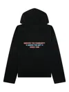Honor The Gift Embroidered-logo Hoodie In Black
