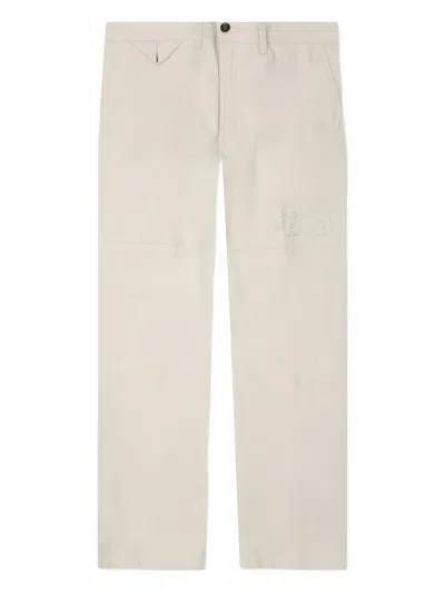 Honor The Gift Embroidered-pocket Trousers In Neutral