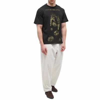 Honor The Gift Field Hand T Shirt In Black In Green