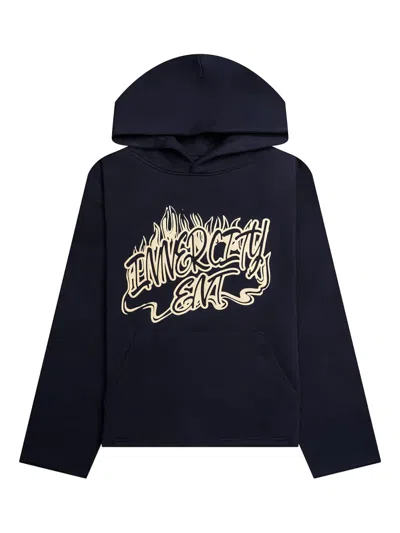Honor The Gift Fire Hoodie In Blue