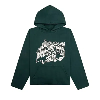 Pre-owned Honor The Gift Fire Hoodie 'green' | Men's Size Xl
