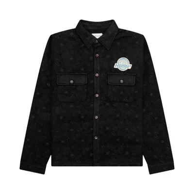 Pre-owned Honor The Gift Floral Cover Shirt 'black'