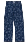 Honor The Gift Floral Jacquard Denim Utility Pants