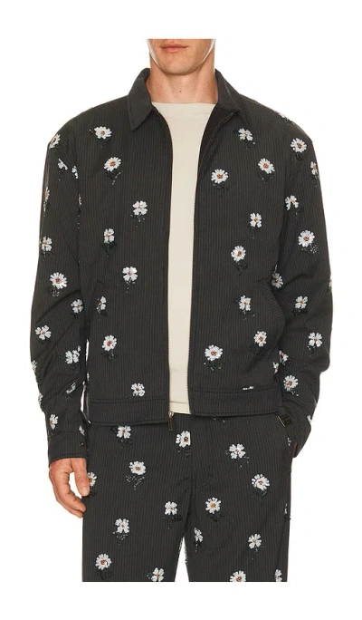 Honor The Gift Flowers Beaded Jacket In Black