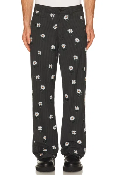Honor The Gift Flowers Beaded Pant In Black