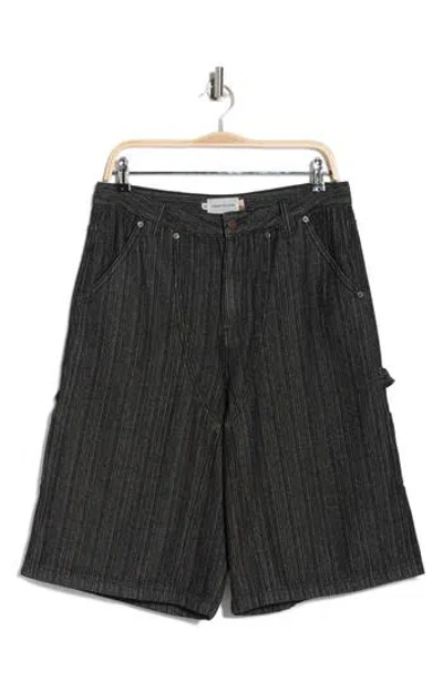 Honor The Gift Gears Denim Carpenter Shorts In Black