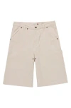Honor The Gift Gears Denim Carpenter Shorts In White