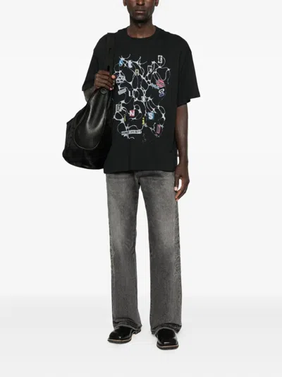 Honor The Gift Graphic-print Crew-neck T-shirt In Black