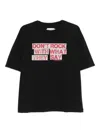 Honor The Gift What They Say Cotton Graphic T-shirt In Black