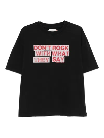 HONOR THE GIFT GRAPHIC-PRINT CREW-NECK T-SHIRT