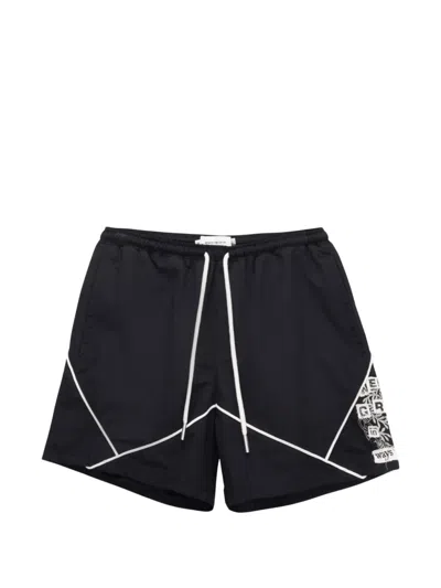 Honor The Gift Graphic-print Shorts In Black
