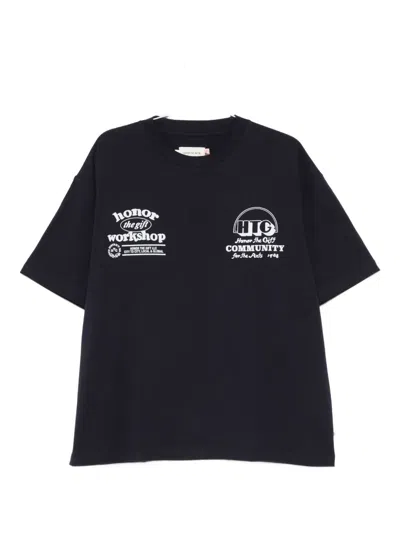 Honor The Gift Graphic-print T-shirt In Blue