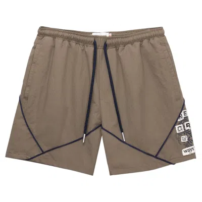Pre-owned Honor The Gift Growth Track Short 'pebble' | Green | Men's Size M