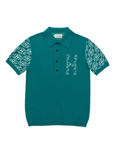 Honor The Gift H Knit-pattern Polo Shirt