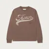 HONOR THE GIFT HOLIDAY SCRIPT L/S T-SHIRT IN GREY