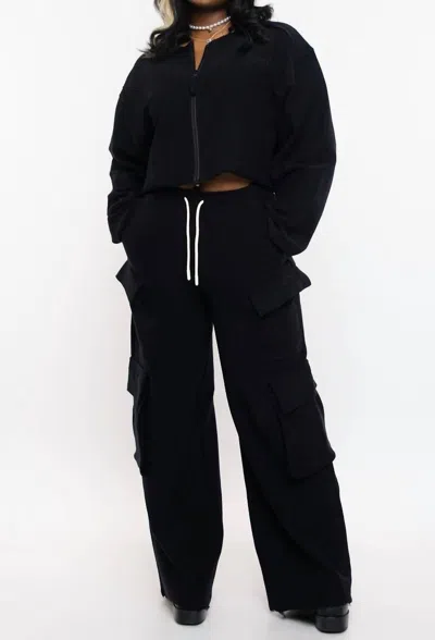 Honor The Gift Honor Cargo Sweatpant In Black
