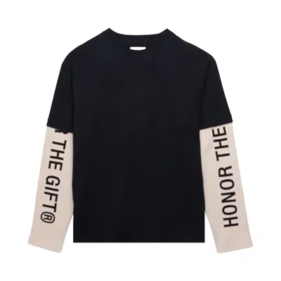 Pre-owned Honor The Gift Honor Double Sleeve Tee 'black' | Men's Size Xl