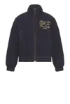 Honor The Gift Logo-embroidered Jacket In Blue