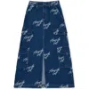 Honor The Gift Htg Graphic Denim Cargo Maxi Skirt In Blue