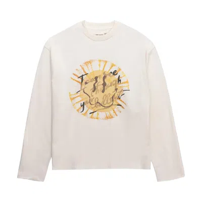 Pre-owned Honor The Gift I Can See Through Your Bullshit Long-sleeve Crew 'white' | Men's Size L