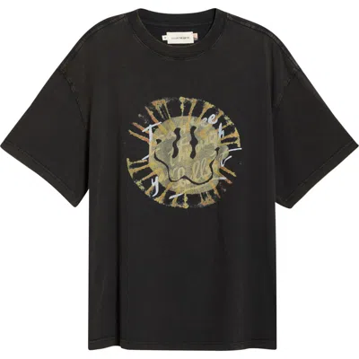 Honor The Gift Graphic-print Short-sleeve T-shirt In Black