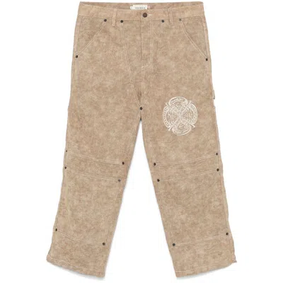 Honor The Gift Cotton Pants In Brown