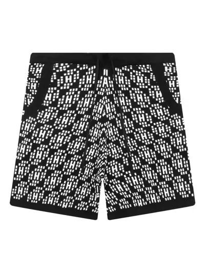 Honor The Gift Knited Logo Deck Shorts In Black