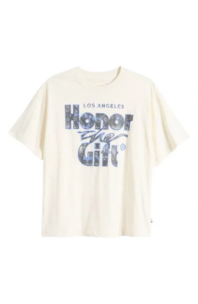 Honor The Gift La Cotton Graphic T-shirt In Neutral