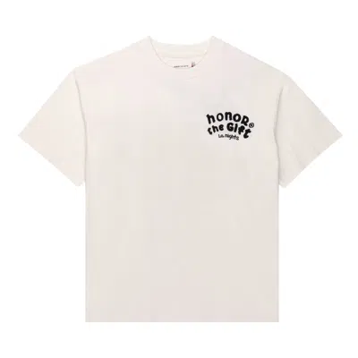 Pre-owned Honor The Gift La Nights Tee 'bone' | Cream | Men's Size M In White