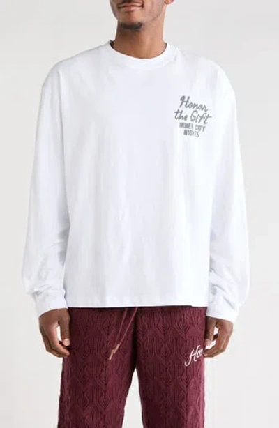 Honor The Gift Late Night Dining T-shirt In White