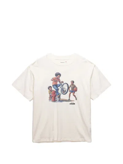 Honor The Gift Life Outside Graphic-print T-shirt In Neutral
