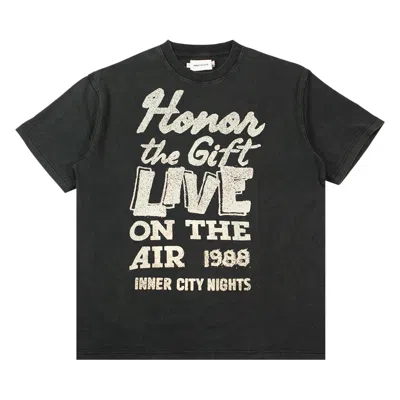 Pre-owned Honor The Gift Live On The Air T-shirt 'black' | Men's Size Xxl