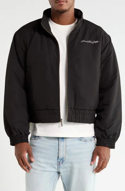 Honor The Gift Logo Script Puffer Jacket In Black