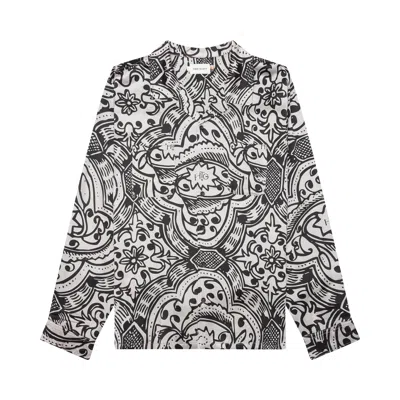 Pre-owned Honor The Gift Long-sleeve Printed Shirt 'black' | Men's Size M