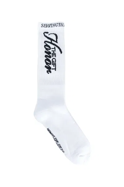 Honor The Gift Man White Socks