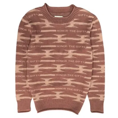 Honor The Gift Men's H Wire Knit Sweater In Brown
