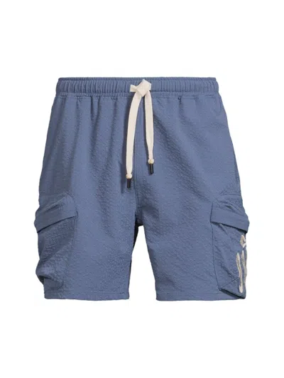 Honor The Gift Men's Pride And Tradition Cotton Cargo Shorts In Blue