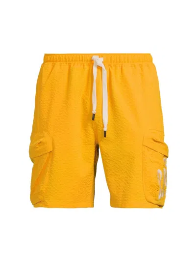 Honor The Gift Men's Pride And Tradition Cotton Cargo Shorts In Yellow