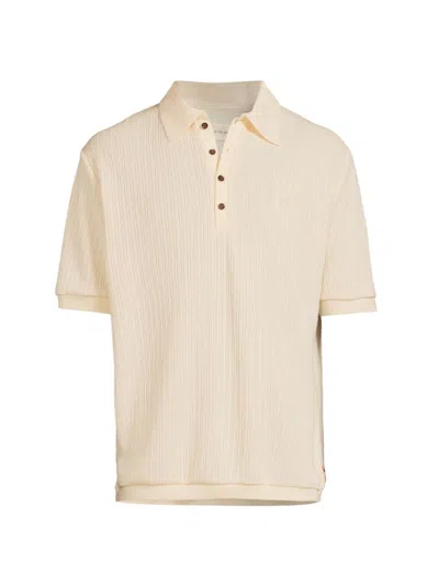 Honor The Gift Men's Pride And Tradition Knit Polo Shirt In Bone