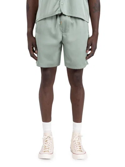 Honor The Gift Men's Satin Drawstring Shorts In Gray
