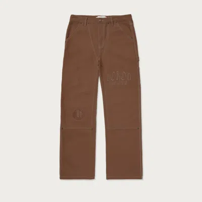 Honor The Gift Men's Script Carpenter Pant In Brown